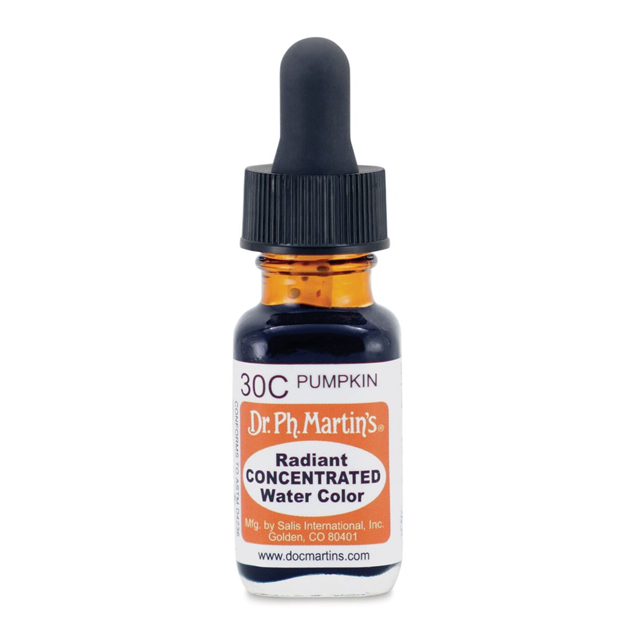 Dr. Ph. Martin's Radiant Concentrated Individual Watercolor - 1/2 oz, Pumpkin